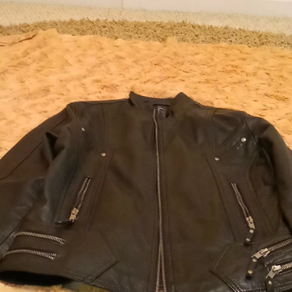 Black Butter Soft leather jacket.